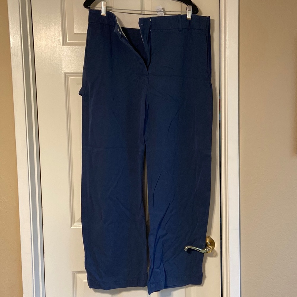 Zara Wide Leg Trousers w/ Stripe down side